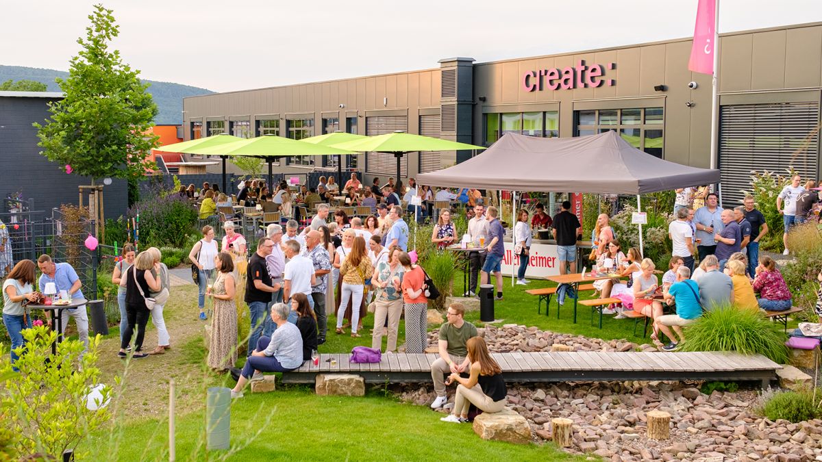 Open-Air-Sommerparty mit Live-Musik: Am fünften Juli lädt der create:hub zu seinem Sommerhighlight ein