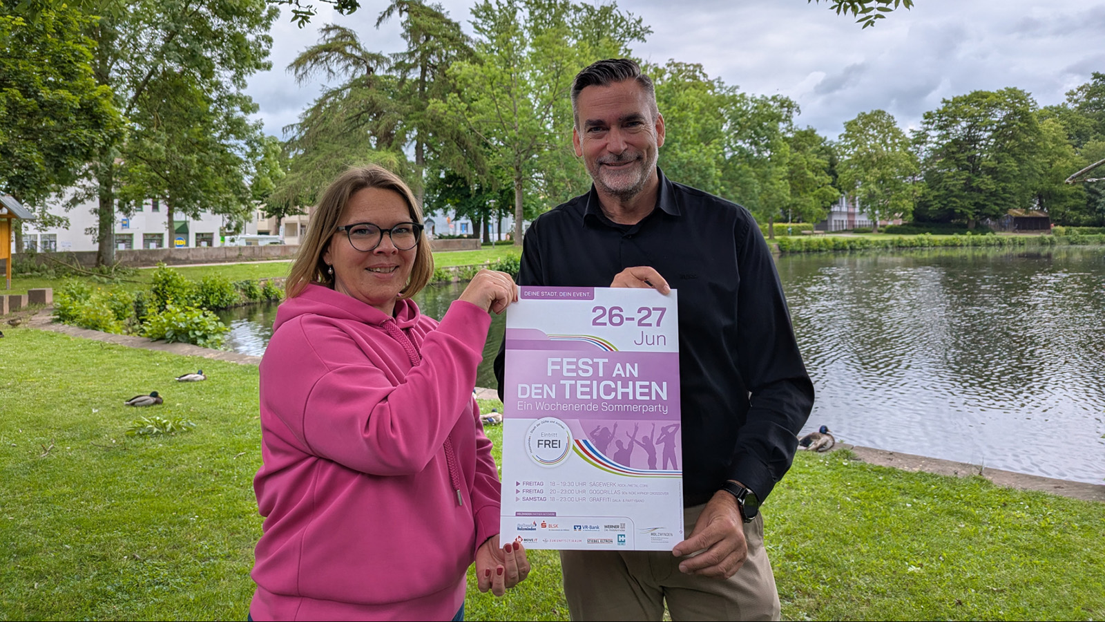 Fest an den Teichen in Holzminden: Zwei Sommerabende mit Livemusik, Kulinarik und freiem Eintritt