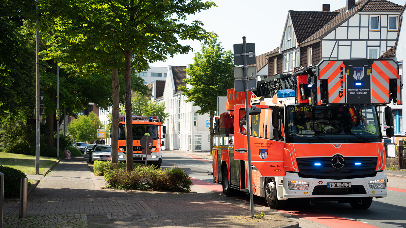 Fehlalarm in der „Böntalstraße“: Brandmeldeanlage löst Einsatz in Holzminden aus