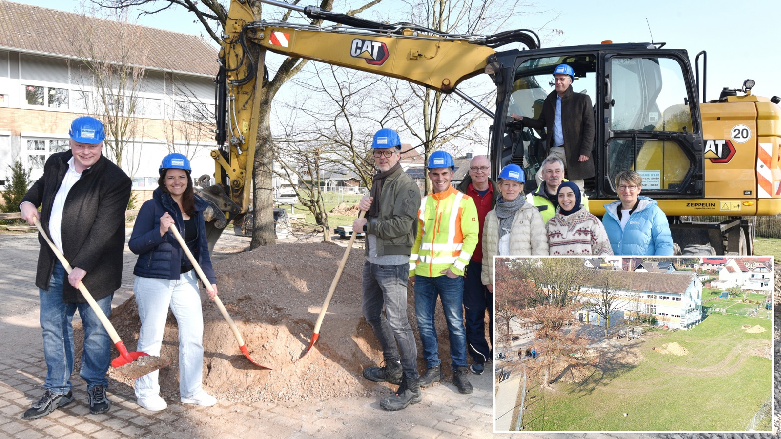 4,6-Millionen-Euro-Projekt wird in Albaxen realisiert: Startschuss für den Erweiterungsbau der Grundschule im Wesertal
